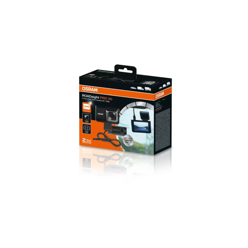 Osram - ROADSIGHT PRO 30 autokaamera Full HD 1080p 12/24V