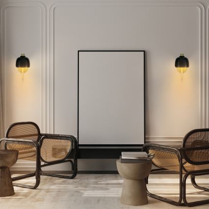 Osram - Seinalamp DECOR COROLLE 1xG9/20W/230V must/kuldne