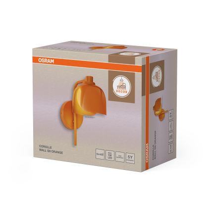 Osram - Seinalamp DECOR COROLLE 1xG9/20W/230V oranž