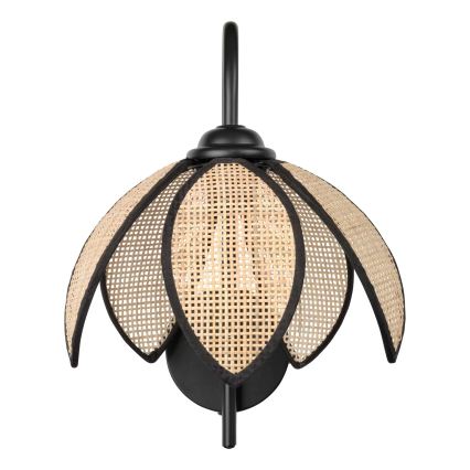 Osram - Seinalamp DECOR RATTAN 1xE27/15W/230V beež/must