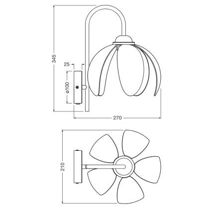 Osram - Seinalamp DECOR RATTAN 1xE27/15W/230V beež/must