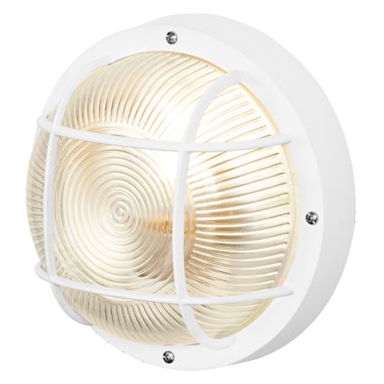Osram - seinale paigaldatav välisvalgusti BULKHEAD 1xE27/10W/230V, läbimõõt 19 cm, IP54, valge