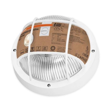Osram - seinale paigaldatav välisvalgusti BULKHEAD 1xE27/10W/230V, läbimõõt 19 cm, IP54, valge