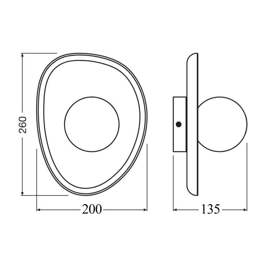 Osram - Seinavalgusti ACACIA NEST 1xG9/5W/230V akasia