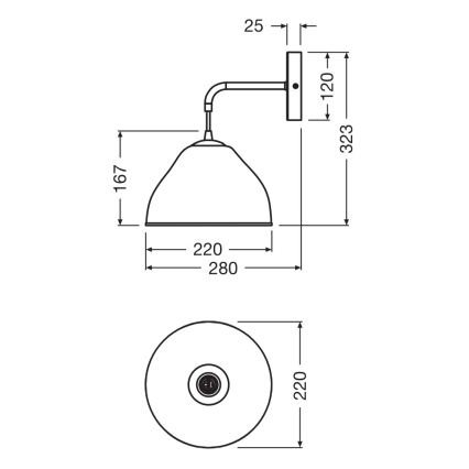 Osram - Seinavalgusti CAMEL BELL 1xE14/5,5W/230V