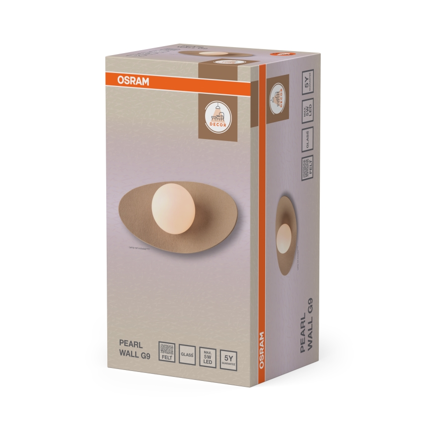Osram - Seinavalgusti DECOR PEARL 1xG9/5W/230V beež
