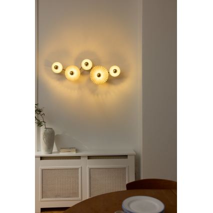 Osram - Seinavalgusti PLISSEE 5xE27/15W/230V antratsiit