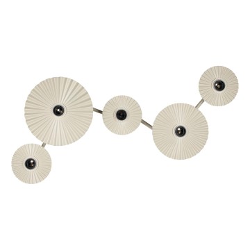 Osram - Seinavalgusti PLISSEE 5xE27/15W/230V kreemjas