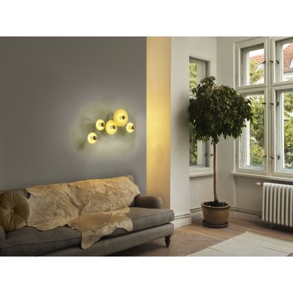 Osram - Seinavalgusti PLISSEE 5xE27/15W/230V kreemjas