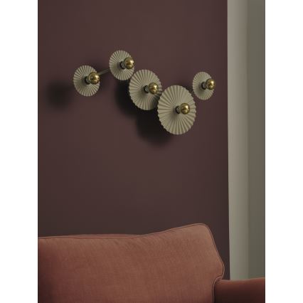 Osram - Seinavalgusti PLISSEE 5xE27/15W/230V kreemjas