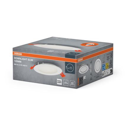 Osram - SLIM LED laessehitatav valgusti 8W/230V 4000K