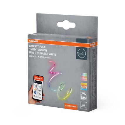 Osram - LED RGB+TW hämardatav riba SMART+ FLEX 1m LED/3,4W/230V 2700-6500K Wi-Fi