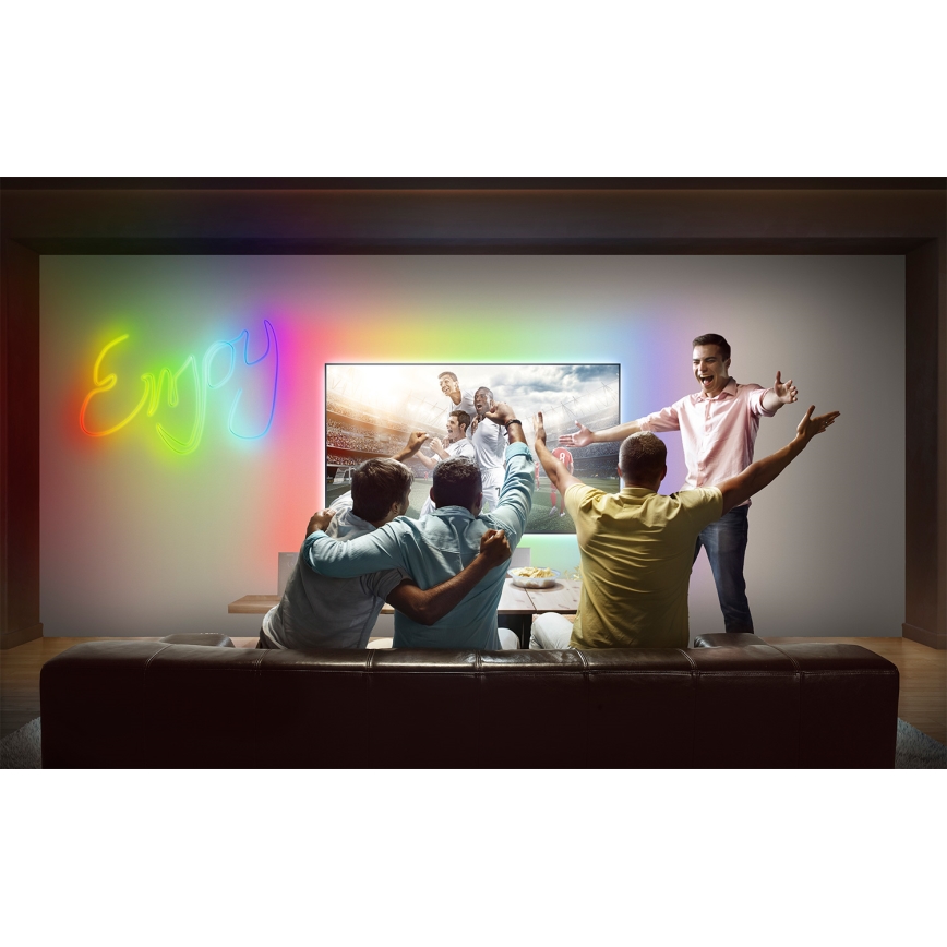 Osram - LED RGB hämardatav välis-LED-riba SMART+ MAGIC 5m LED/24W/230V IP44 Wi-Fi+ kaugjuhtimispult