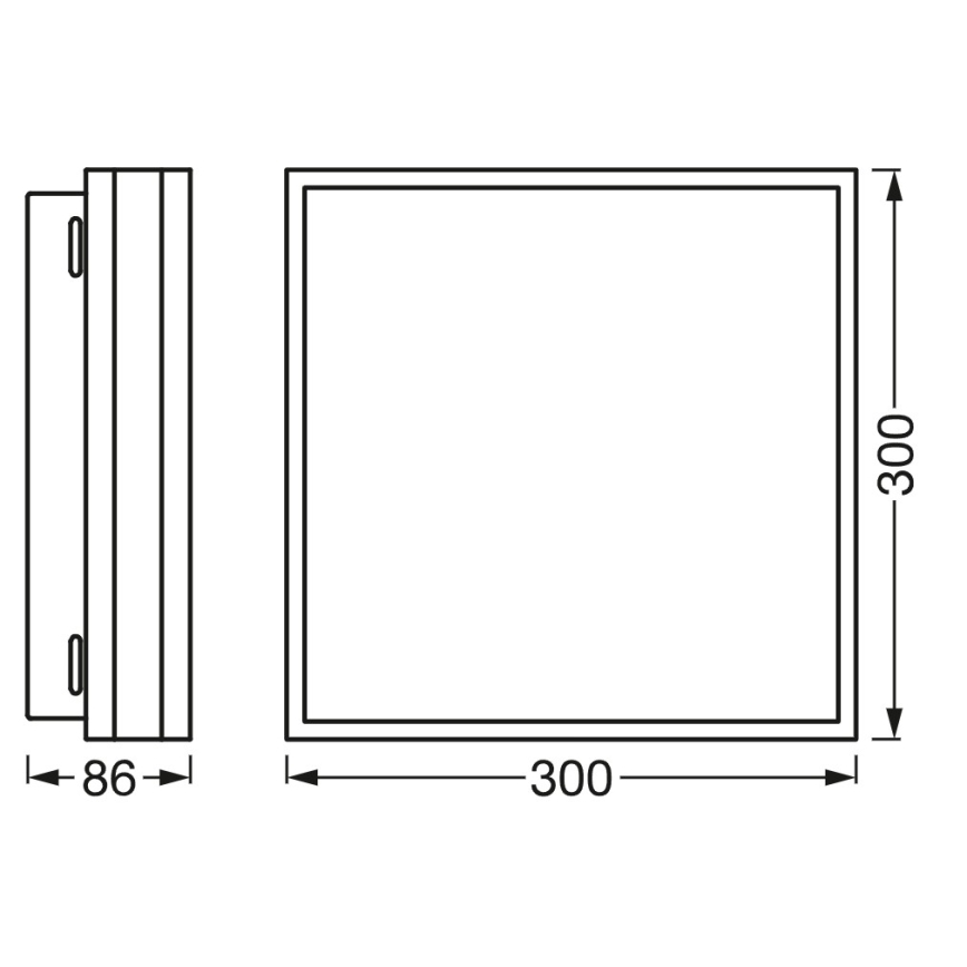 Osram - LED hämardatav laevalgusti SMART+ MAGNET LED/24W/230V 30x30 cm 3000-6500K Wi-Fi