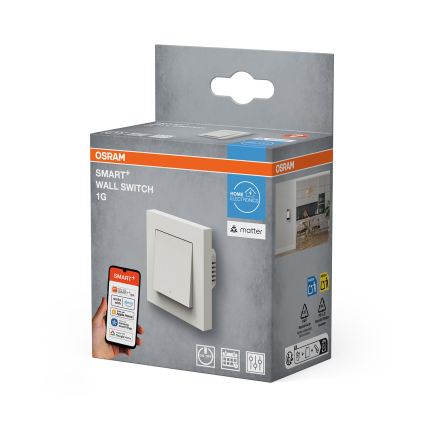 Osram - SMART+ MATTER 1-nupuline lüliti 230V Wi-Fi