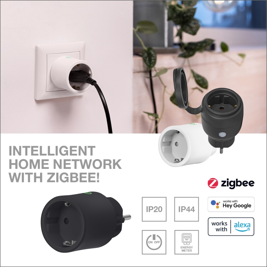 Osram - SMART+ nutikas väline SCHUKO pistikupesa 3680W/230V/16A IP44