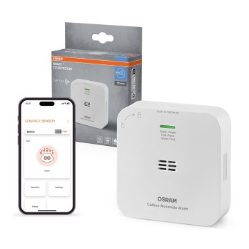 Osram - SMART+ Wi-Fi süsinikmonooksiidiandur 2xAA