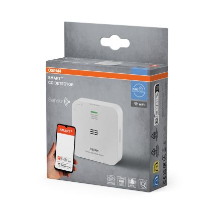 Osram - SMART+ Wi-Fi süsinikmonooksiidiandur 2xAA