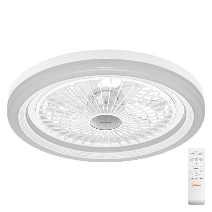 Osram - hämardatav LED-laelamp ventilaatoriga SOLANO LED/26W/230V 3000/4000/6500K + kaugjuhtimispult