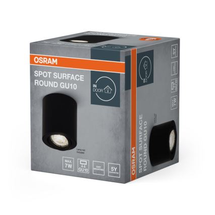 Osram - SPOT suunavalgusti 1xGU10/7W/230V must