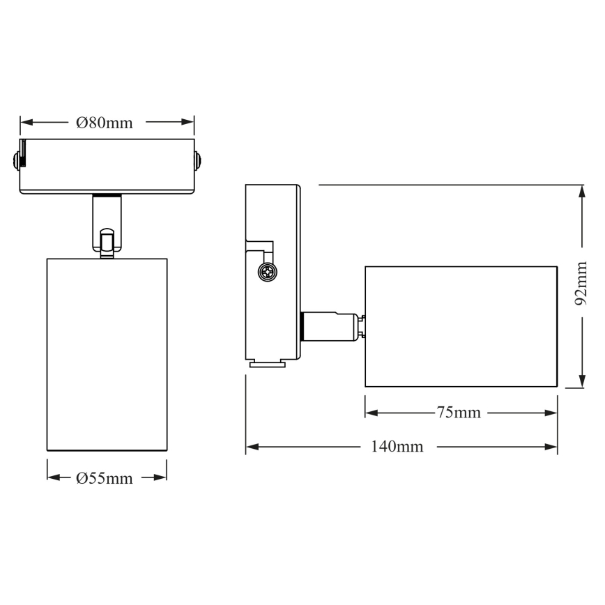 Osram - spottvalgusti ELEMENTAL 1xGU10/6W/230V