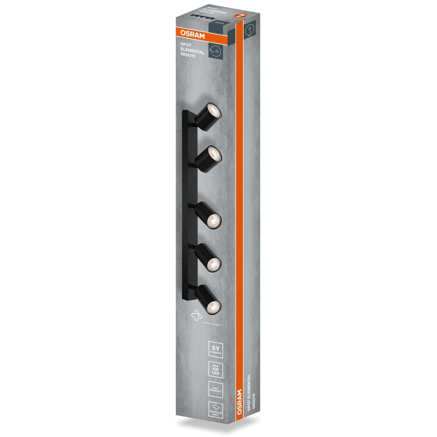 Osram - Spottvalgusti ELEMENTAL 5xGU10/6W/230V