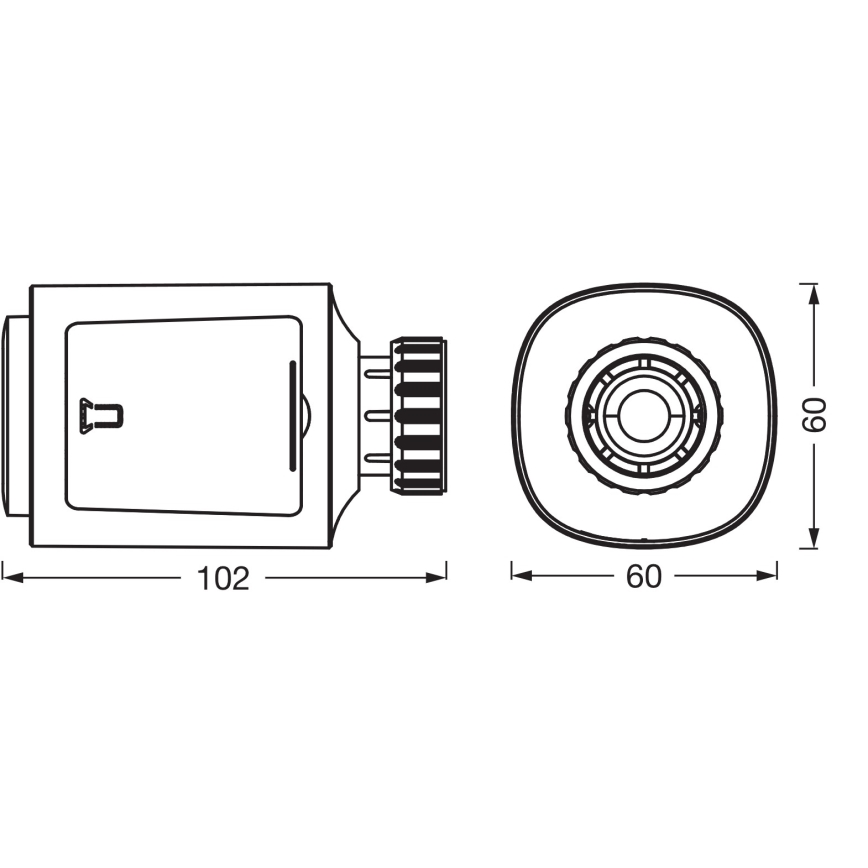 Osram - termostaadipea SMART+ 3xAA Wi-Fi