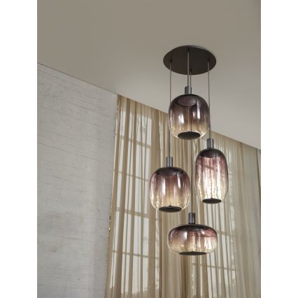 Osram - Toitekaabel NEEDLE PENDANT 4xE27/25W/230V antratsiit