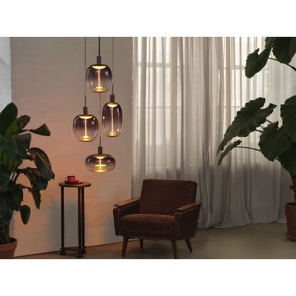 Osram - Toitekaabel NEEDLE PENDANT 4xE27/25W/230V antratsiit