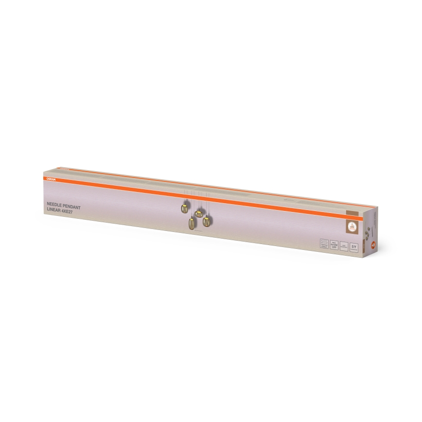 Osram - toitekaabel NEEDLE PENDANT 4xE27/25W/230V beež