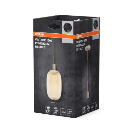 Osram - toitekaabel PENDULUM NEEDLE 1xE27/15W/230V beež