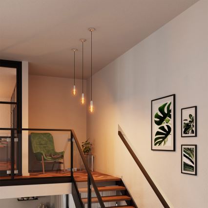 Osram - Toitekaabel PENDULUM ROUND 1xE27/15W/230V läikiv kroom