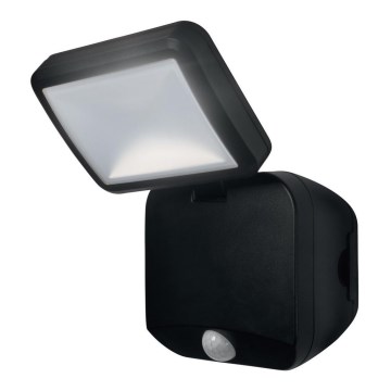 Osram - välisseinale paigaldatav LED-prožektor liikumisanduriga BATTERY LED/4W/4xD IP54