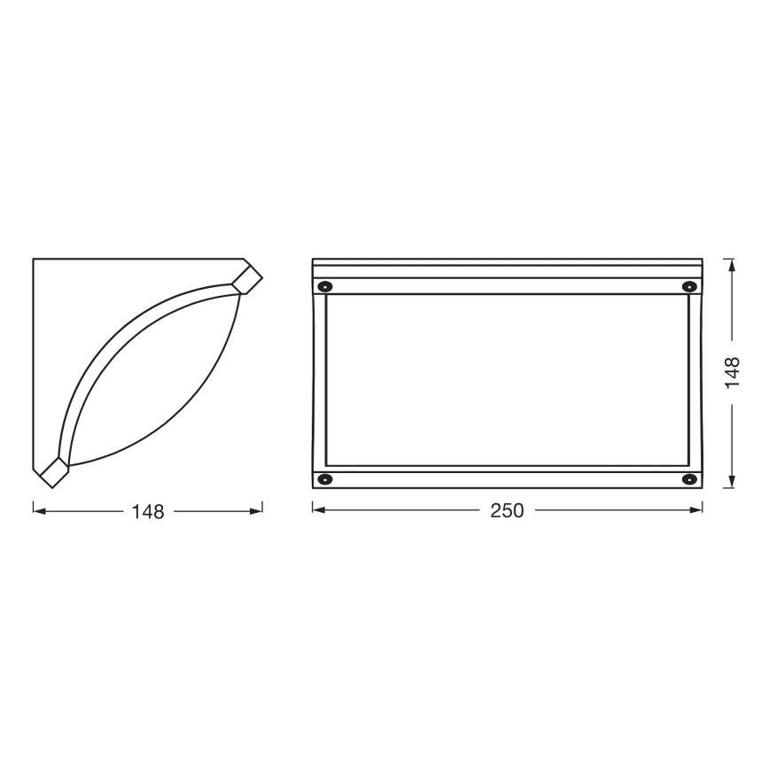 Osram - Välisseinavalgusti ENDURA CLASSIC 1xE27/40W/230V IP54 antratsiit