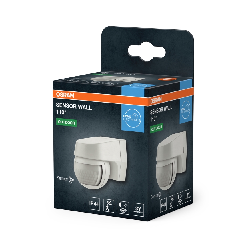 Osram - väljas kasutatav infrapuna liikumisandur 230V IP44, valge