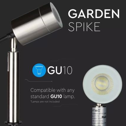 Õuelamp 1xGU10/35W/230V IP44