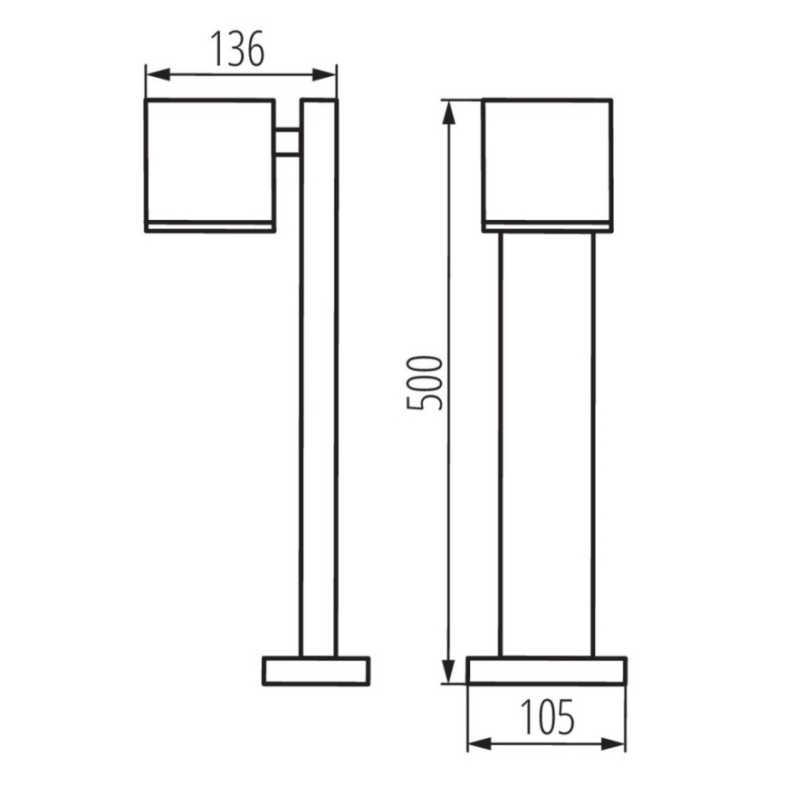 Õuelamp GORI 1xGU10/35W/230V IP44