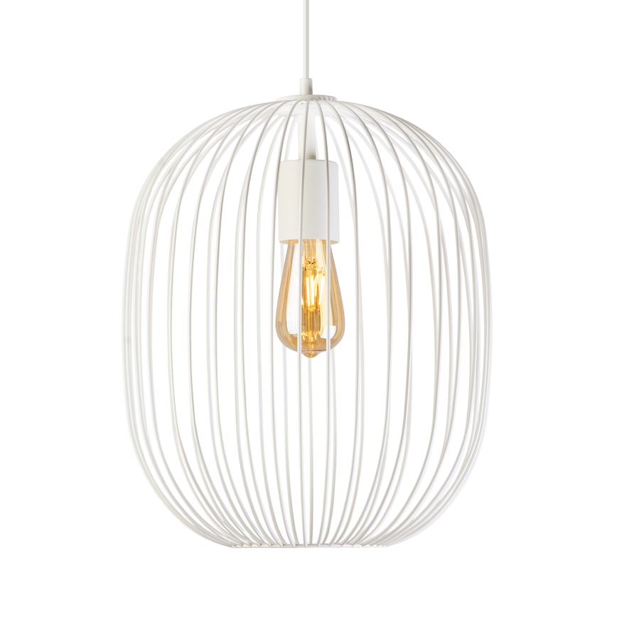 OVELLA kaabliga ripatslühter 1xE27/15W/230V, läbimõõt 34 cm, kreemjas