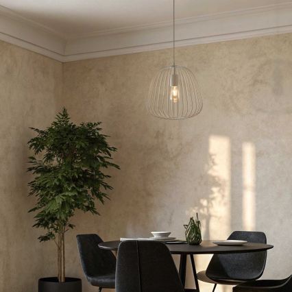 OVELLA rippvalgusti kaabliga 1xE27/15W/230V, läbimõõt 36 cm, kreemjas