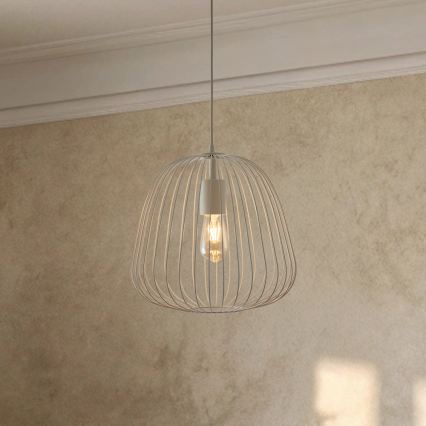 OVELLA rippvalgusti kaabliga 1xE27/15W/230V, läbimõõt 36 cm, kreemjas