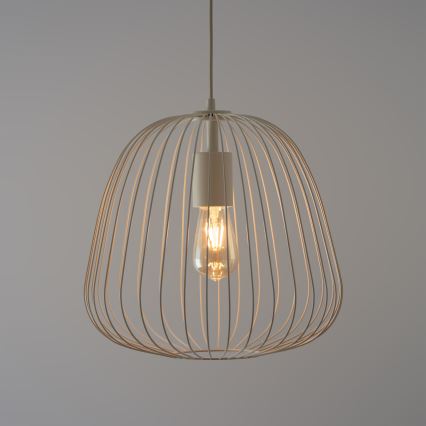 OVELLA rippvalgusti kaabliga 1xE27/15W/230V, läbimõõt 36 cm, kreemjas