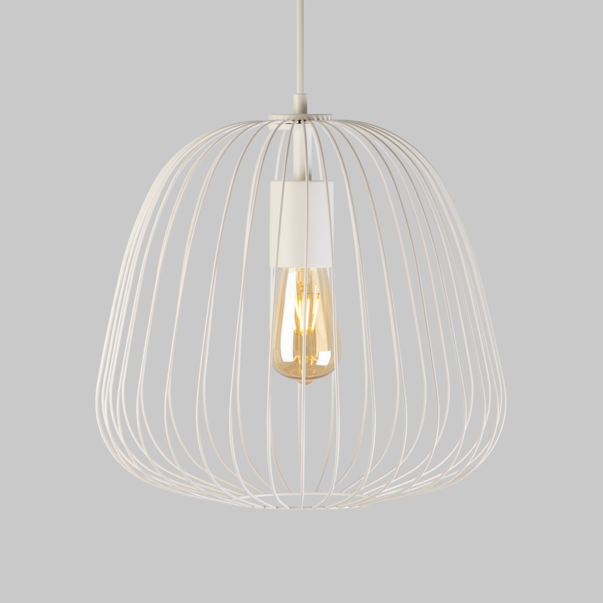 OVELLA rippvalgusti kaabliga 1xE27/15W/230V, läbimõõt 36 cm, kreemjas