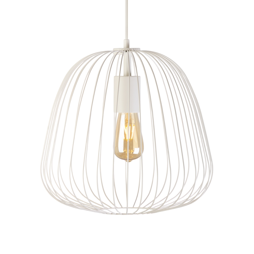 OVELLA rippvalgusti kaabliga 1xE27/15W/230V, läbimõõt 36 cm, kreemjas