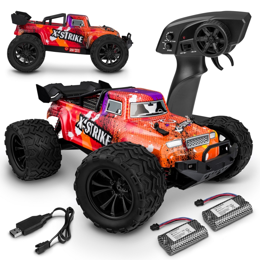 Overmax - kaugjuhtimisega RC-auto X-STRIKE 3000 mAh must/oranž