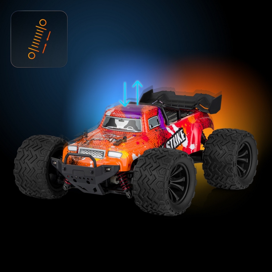 Overmax - kaugjuhtimisega RC-auto X-STRIKE 3000 mAh must/oranž