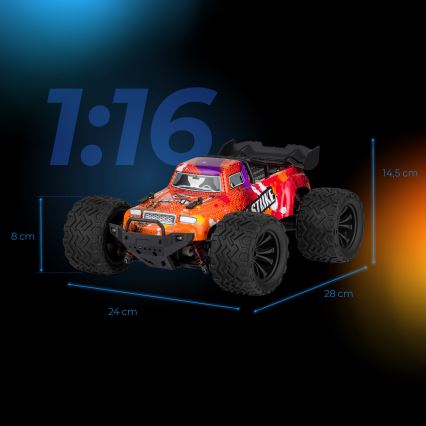 Overmax - kaugjuhtimisega RC-auto X-STRIKE 3000 mAh must/oranž