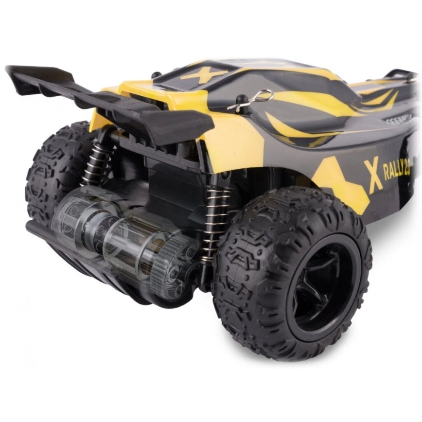 Overmax - kaugjuhtimispuldiga RC-auto X-RALLY 2.0 1200 mAh must/kollane