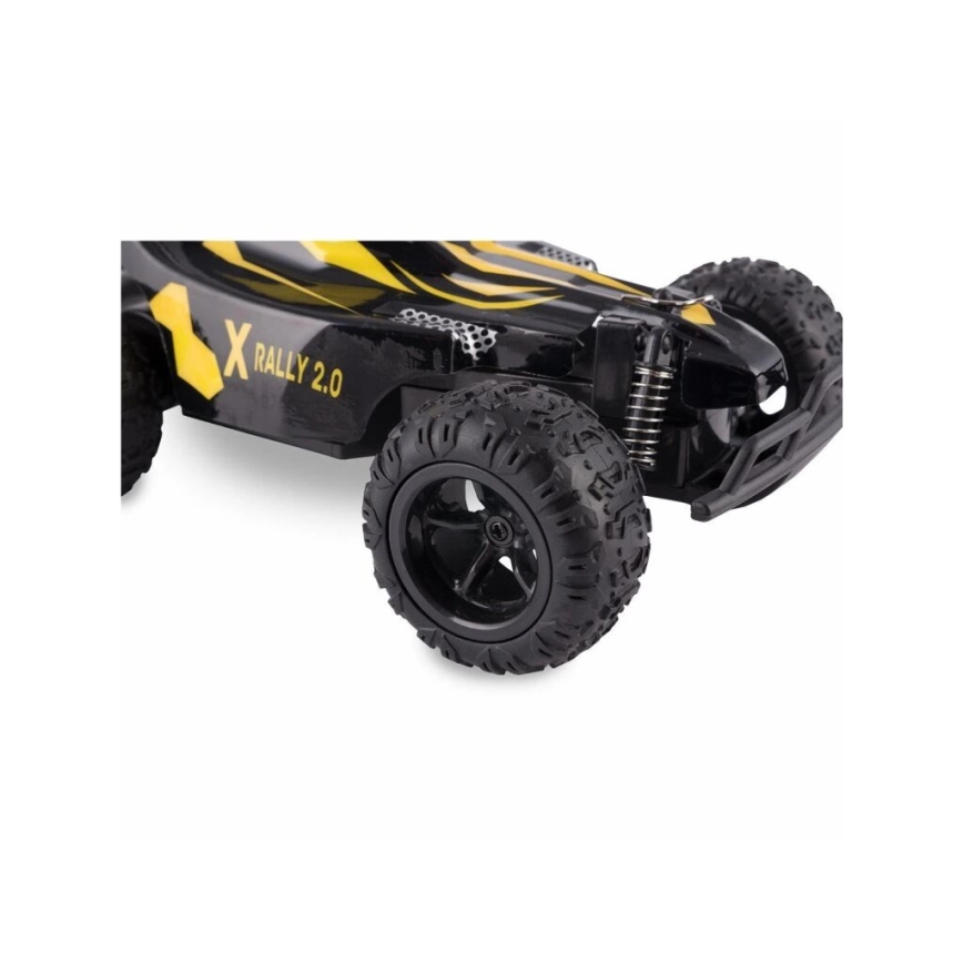 Overmax - kaugjuhtimispuldiga RC-auto X-RALLY 2.0 1200 mAh must/kollane