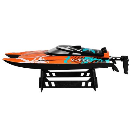 Overmax - puldiga juhitav RC-paat X-TIDE 2400 mAh must/oranž