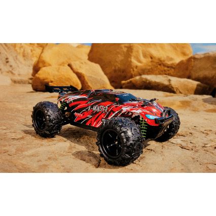 Overmax - pultiga juhitav RC-auto X-MONSTER 3.5 1700 mAh must/punane/roheline